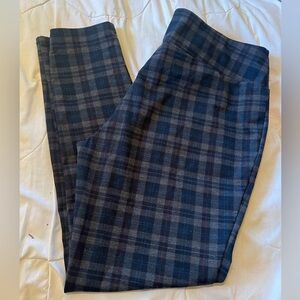 Counterparts Women’s Plaid Pants - Navy and Charcoal